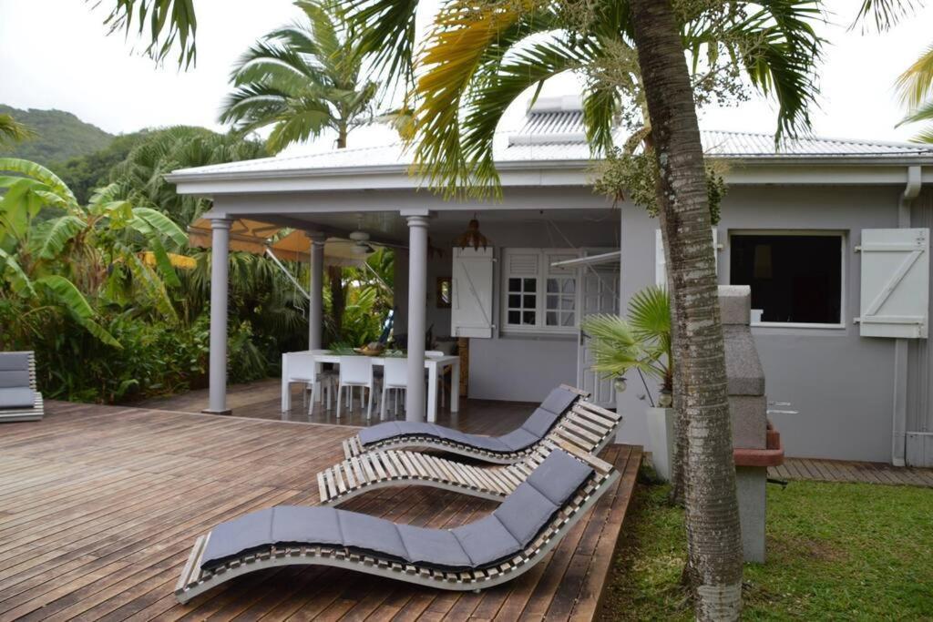 La Charmante Villa Coco Avec Magnifique Vue Mer Le Marin Luaran gambar