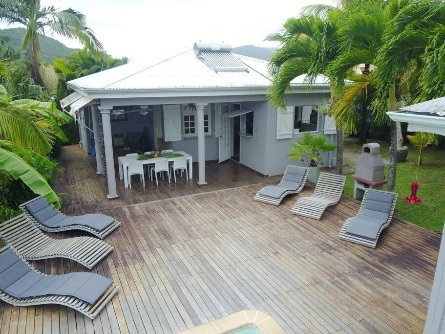 La Charmante Villa Coco Avec Magnifique Vue Mer Le Marin Luaran gambar